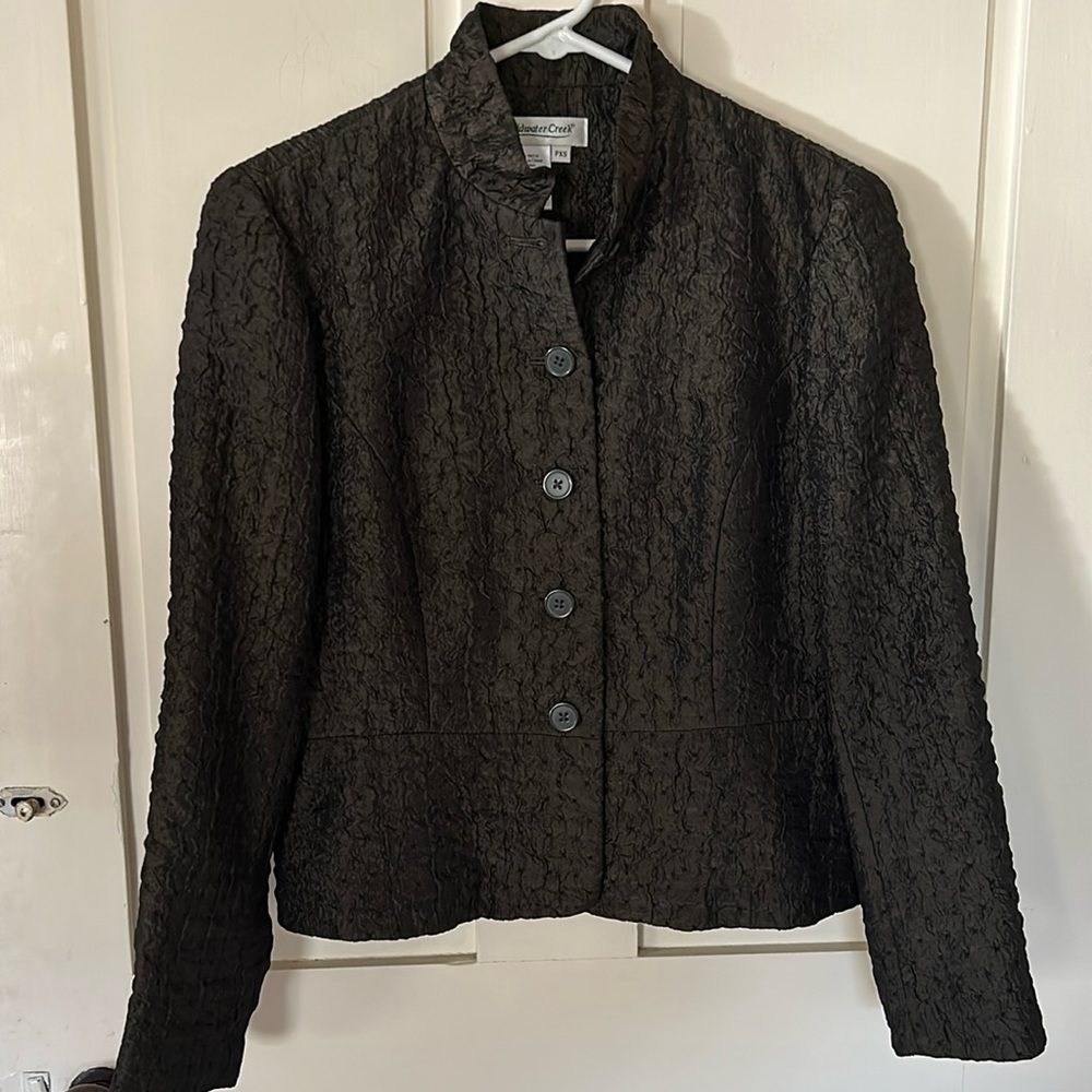 Coldwater Creek Black Dress Jacket/PXS
